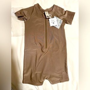 Kate Quinn organics - brown swim suit 3T NWT